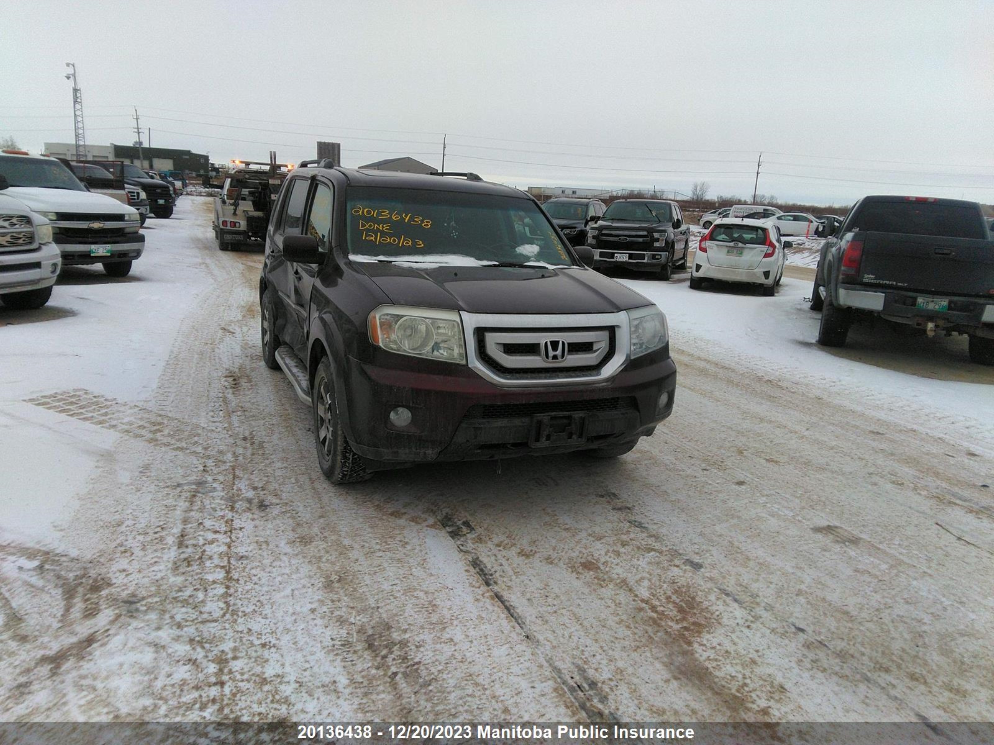 HONDA PILOT 2009 5fnyf48929b504530