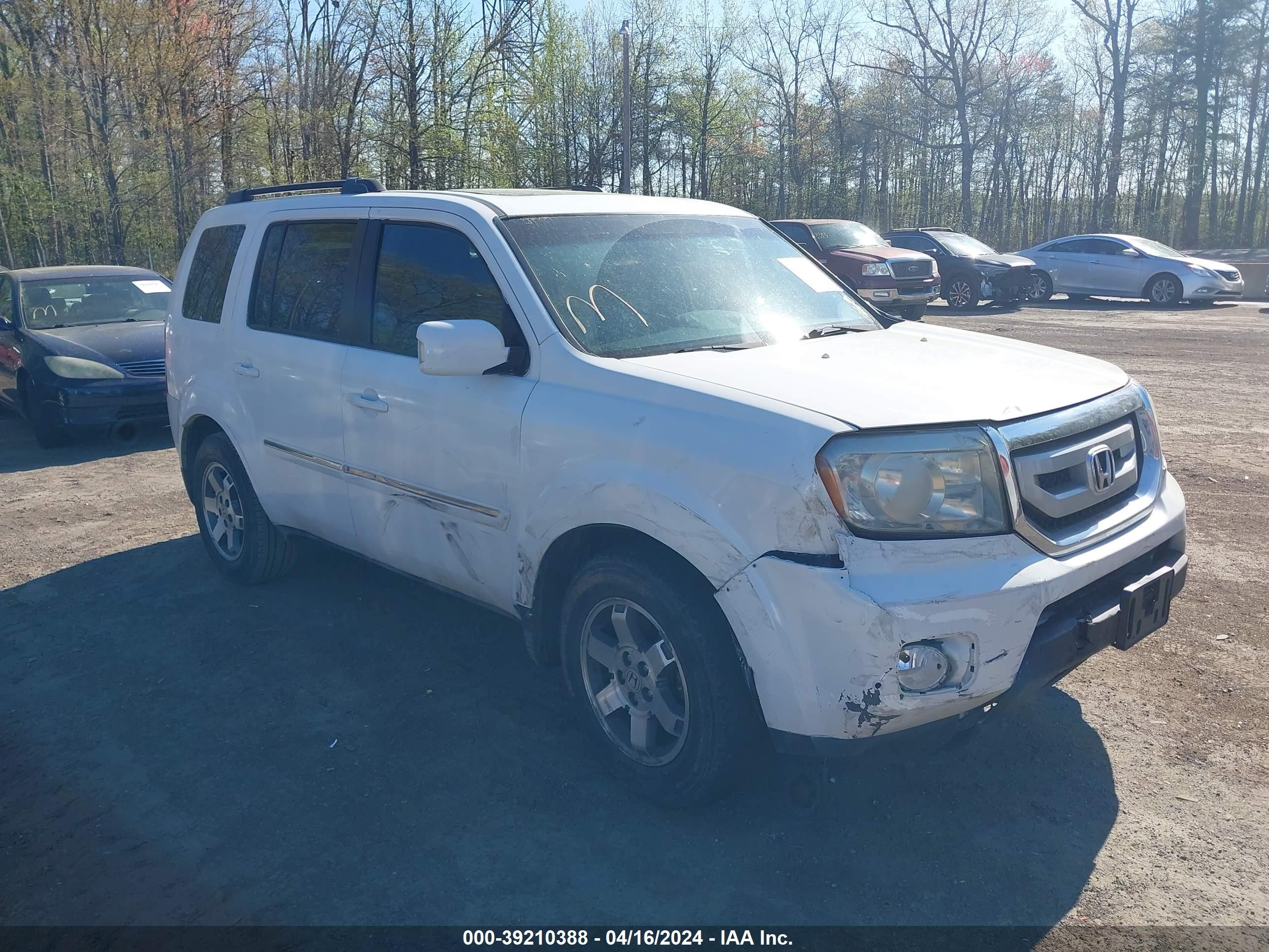 HONDA PILOT 2009 5fnyf489x9b015230