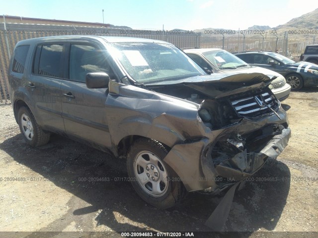 HONDA PILOT 2013 5fnyf4h21db014379