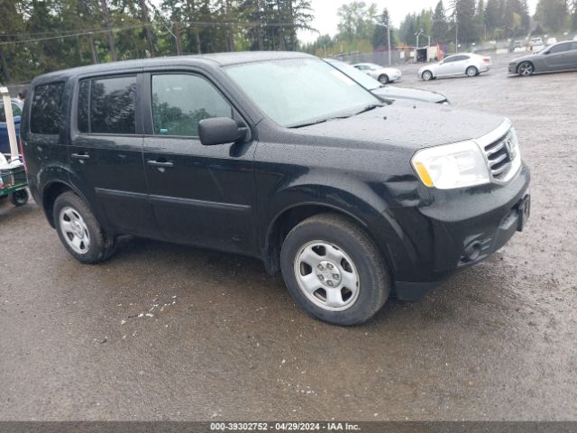 HONDA PILOT 2013 5fnyf4h21db037502