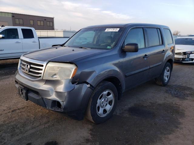 HONDA PILOT LX 2013 5fnyf4h21db044336