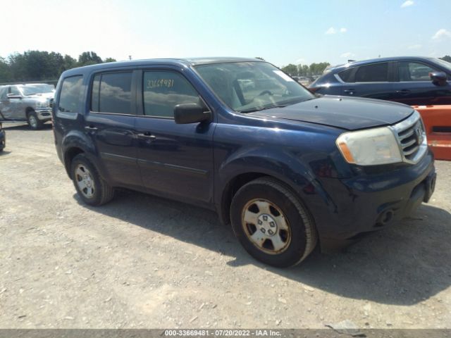 HONDA PILOT 2013 5fnyf4h21db062836