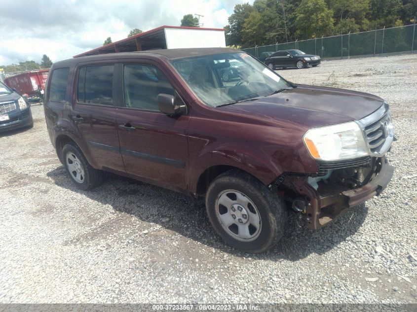 HONDA PILOT 2013 5fnyf4h21db079135