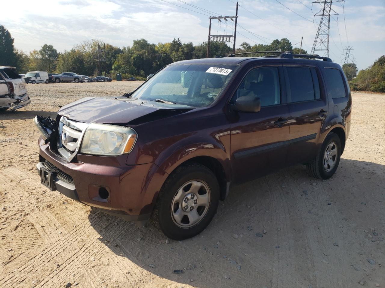 HONDA PILOT 2010 5fnyf4h22ab032966