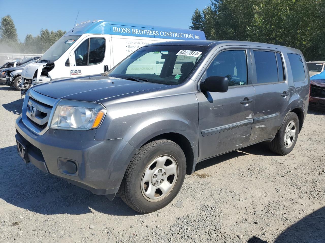 HONDA PILOT 2011 5fnyf4h22bb063653