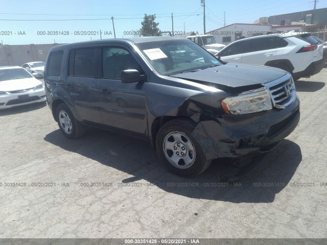 HONDA PILOT 2013 5fnyf4h22db006050