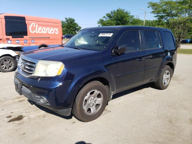 HONDA PILOT LX 2013 5fnyf4h22db030297