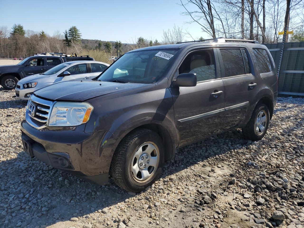 HONDA PILOT 2013 5fnyf4h22db076406