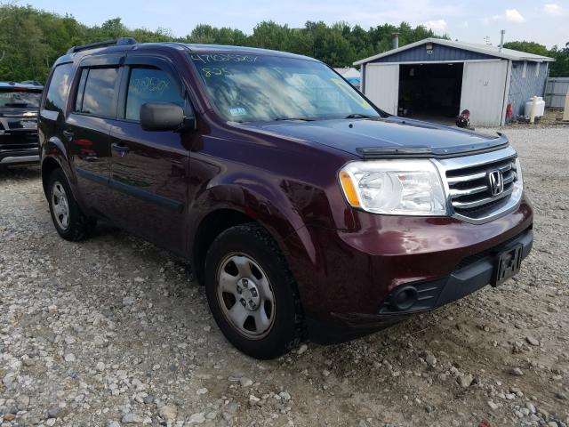 HONDA PILOT LX 2013 5fnyf4h22db085932