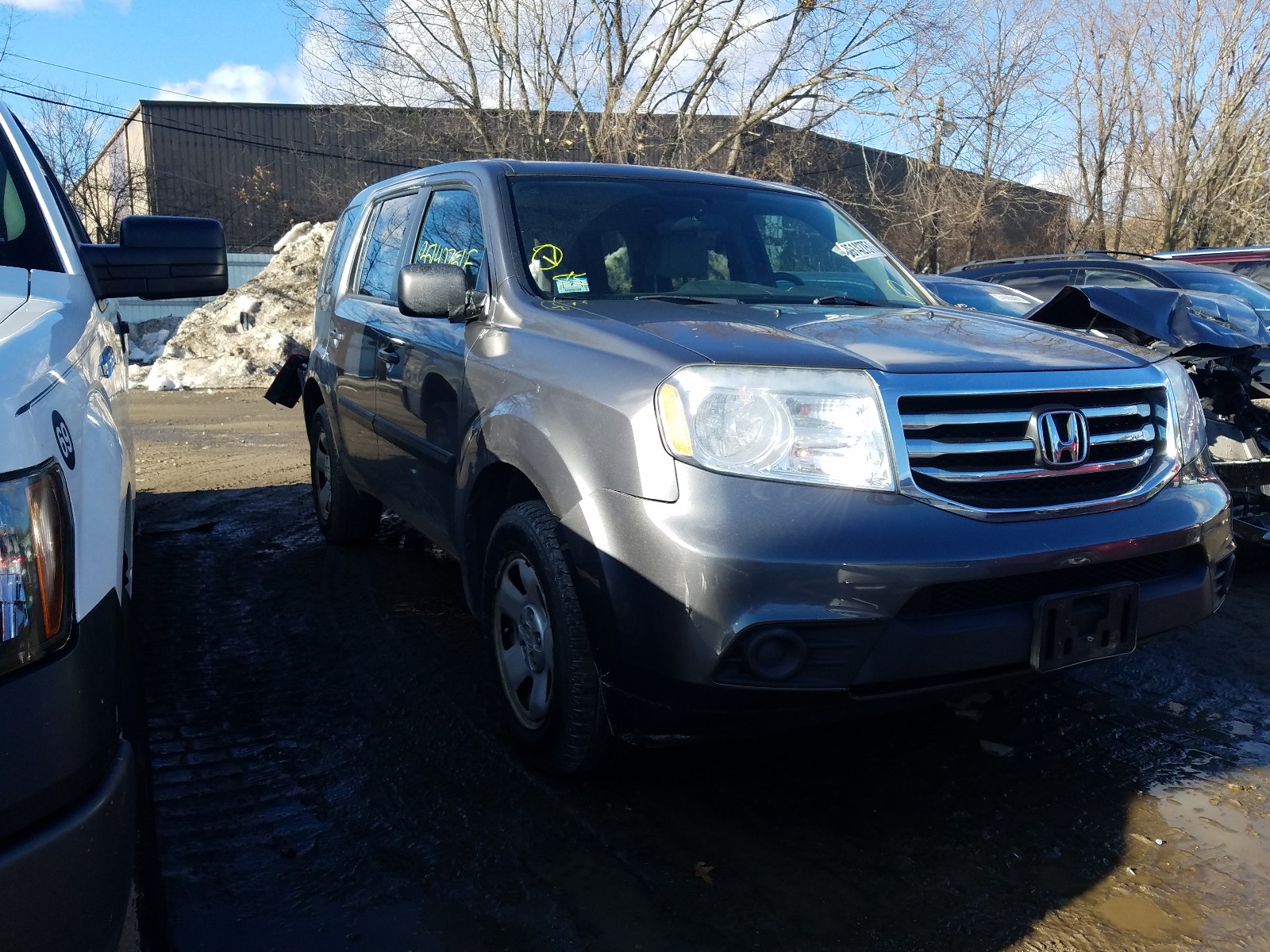 HONDA PILOT LX 2013 5fnyf4h23db070002