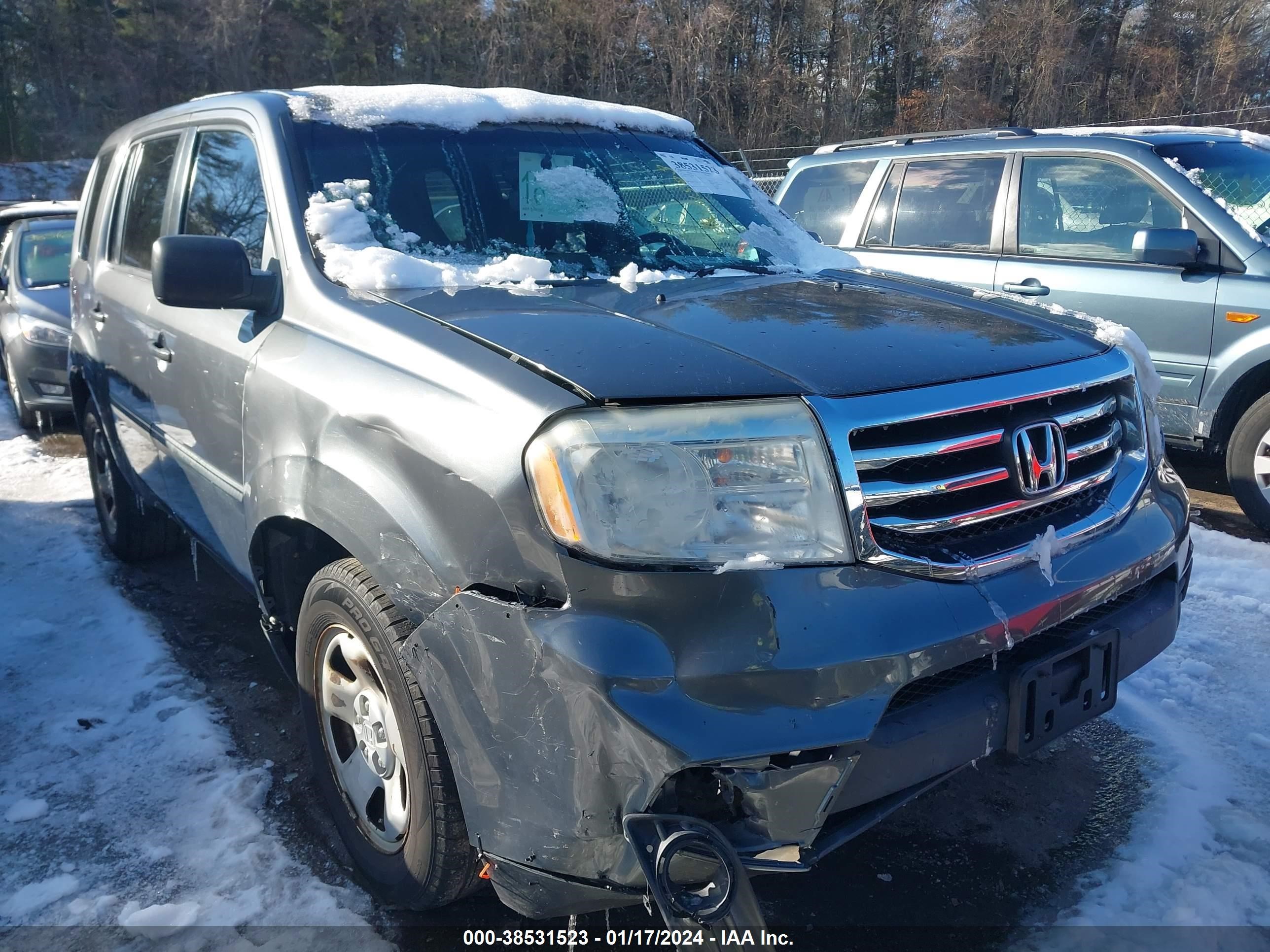 HONDA PILOT 2012 5fnyf4h24cb036763