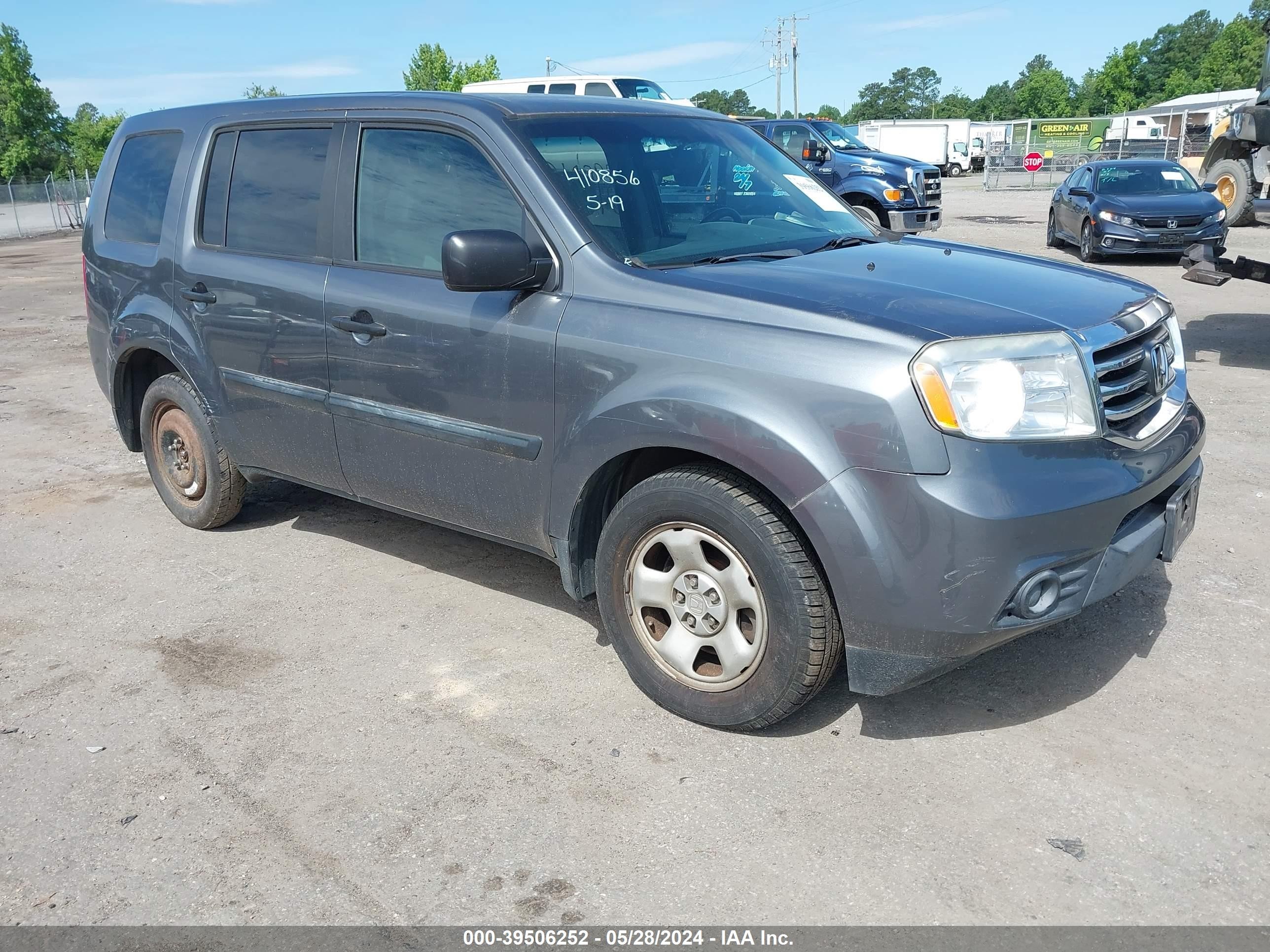 HONDA PILOT 2013 5fnyf4h24db056979