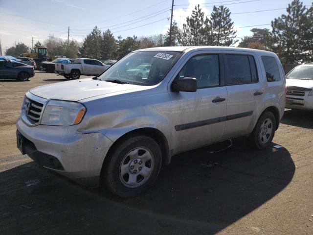 HONDA PILOT LX 2013 5fnyf4h24db086080