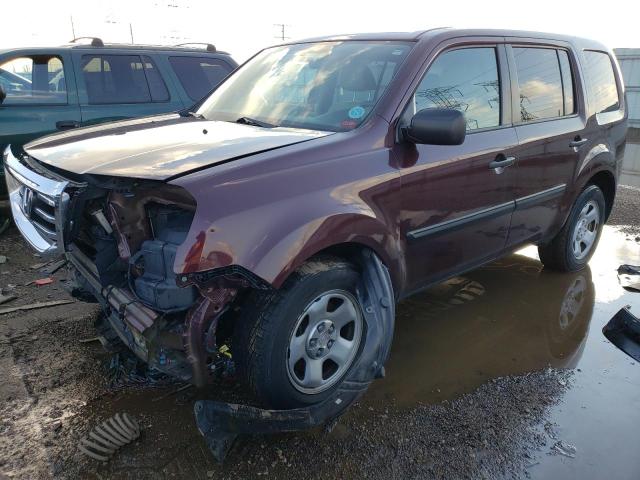 HONDA PILOT LX 2014 5fnyf4h24eb044381