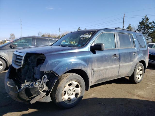 HONDA PILOT LX 2012 5fnyf4h25cb004047