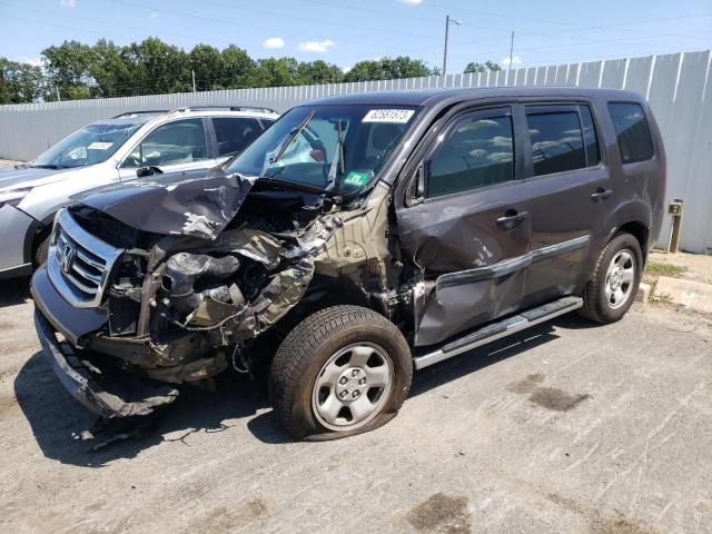 HONDA PILOT LX 2014 5fnyf4h25eb008358