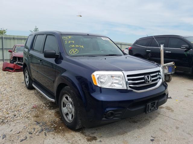 HONDA PILOT LX 2014 5fnyf4h25eb027038