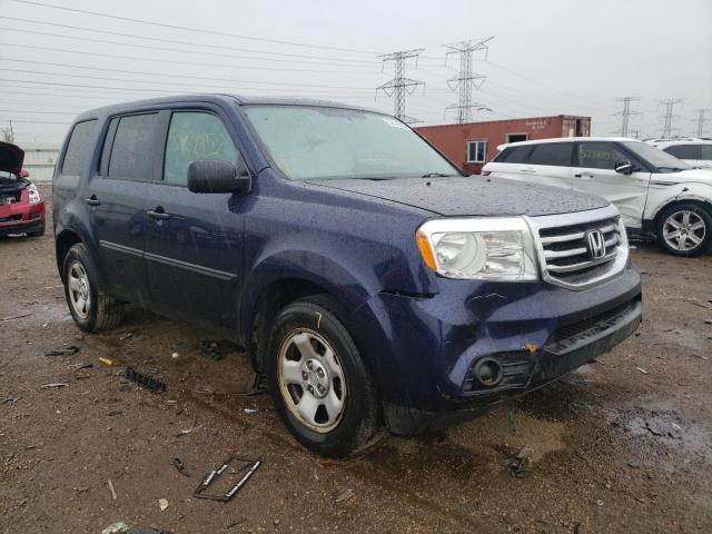 HONDA PILOT LX 2014 5fnyf4h25eb030909