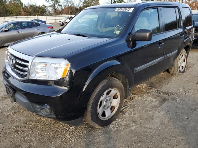 HONDA PILOT LX 2014 5fnyf4h25eb053218