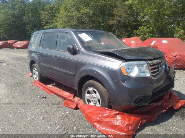 HONDA PILOT LX 2014 5fnyf4h25eb056555