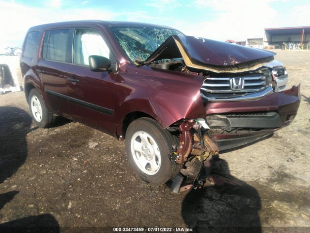 HONDA PILOT 2013 5fnyf4h26db068129