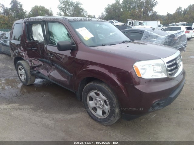 HONDA PILOT 2013 5fnyf4h26db077834