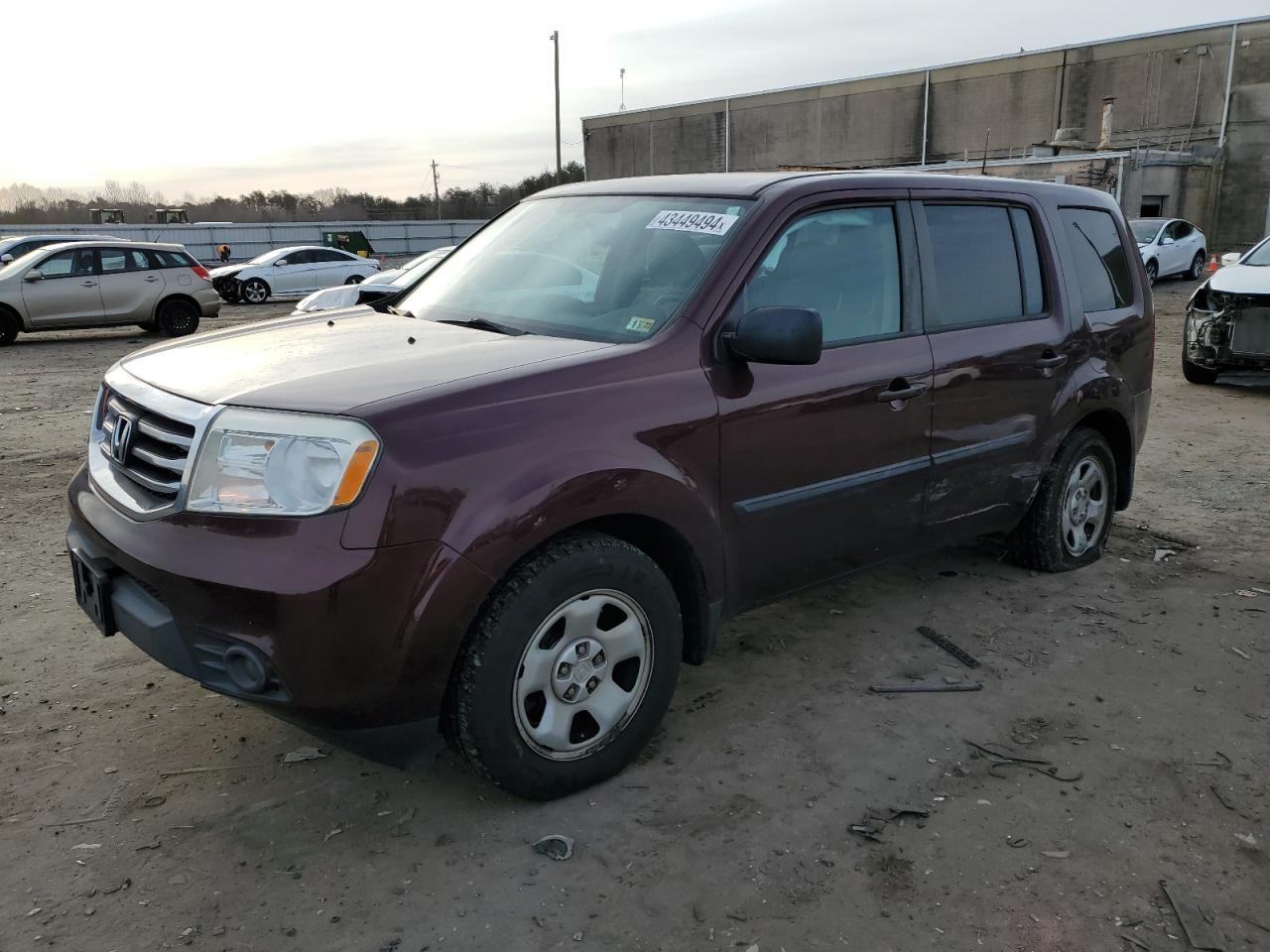 HONDA PILOT 2014 5fnyf4h26eb028392