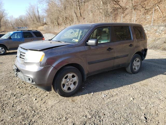 HONDA PILOT LX 2014 5fnyf4h27eb011990