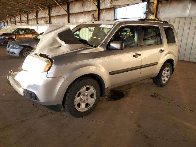 HONDA PILOT LX 2013 5fnyf4h28db057052