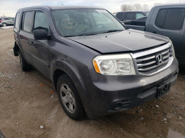 HONDA PILOT LX 2014 5fnyf4h28eb011996