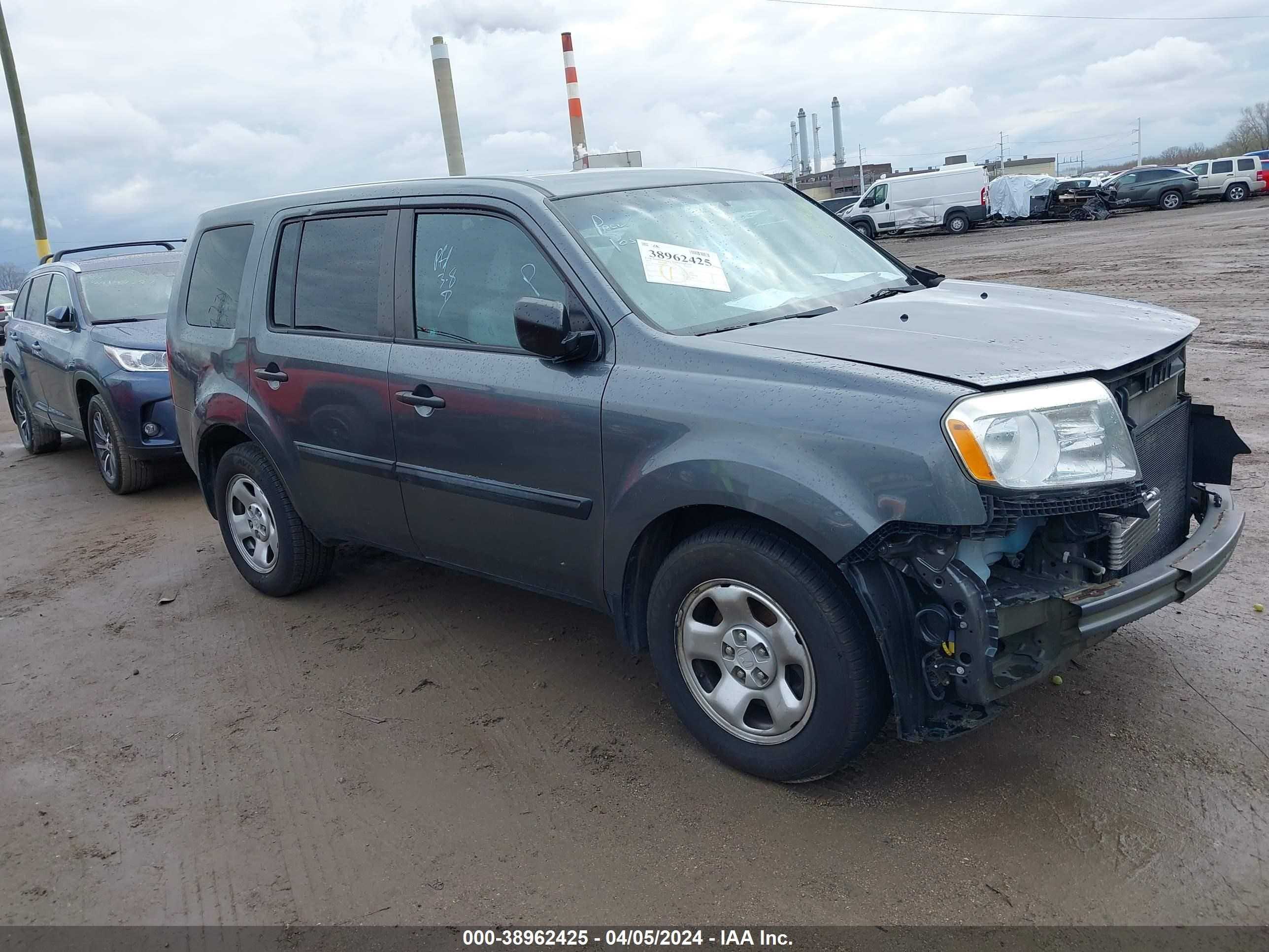 HONDA PILOT 2012 5fnyf4h29cb086087