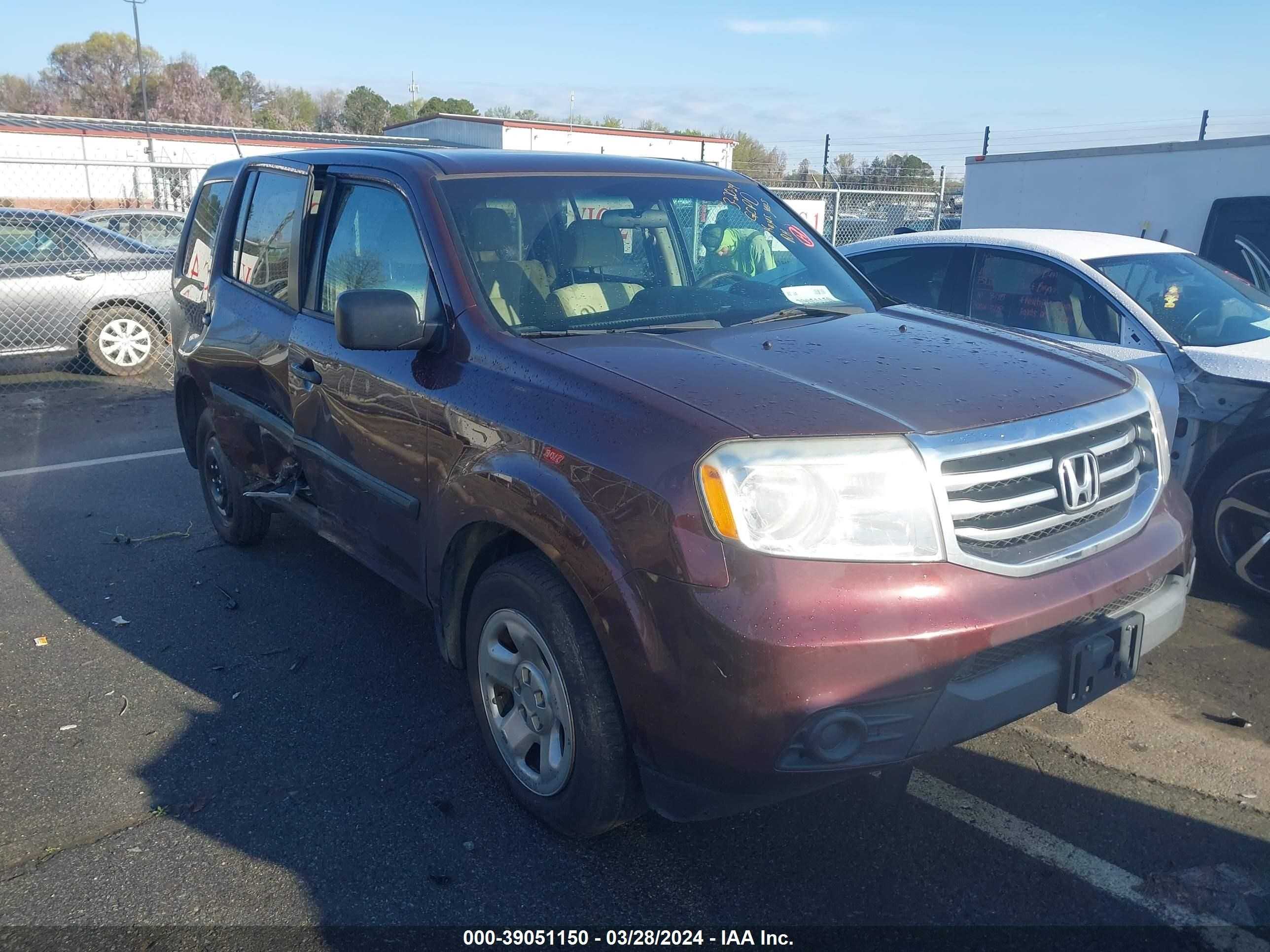 HONDA PILOT 2014 5fnyf4h29eb029746