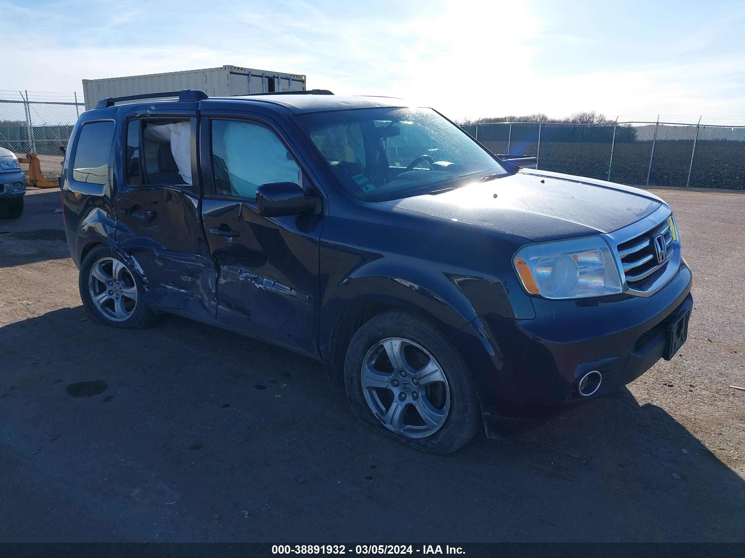 HONDA PILOT 2012 5fnyf4h42cb050629