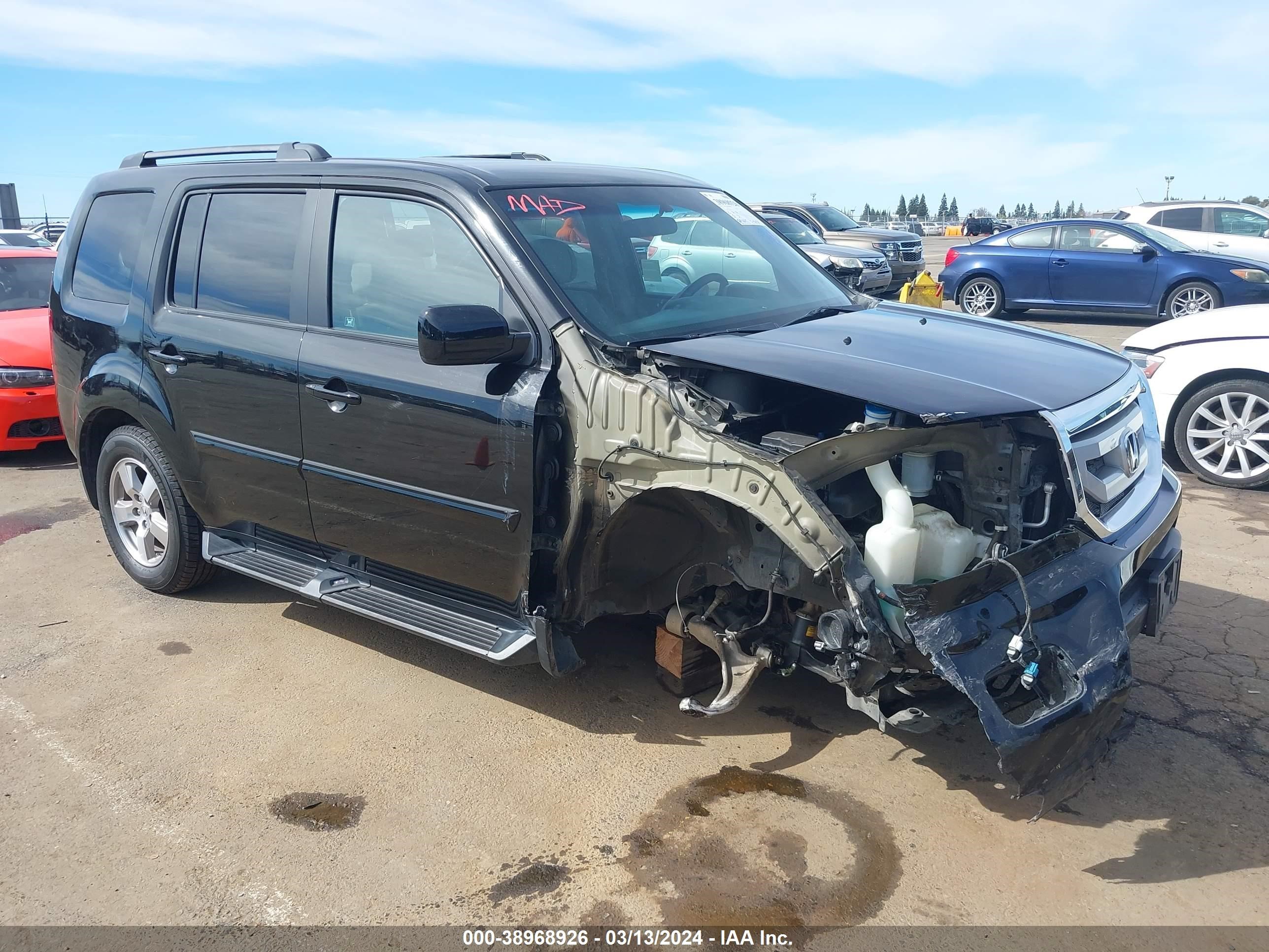 HONDA PILOT 2011 5fnyf4h46bb024307