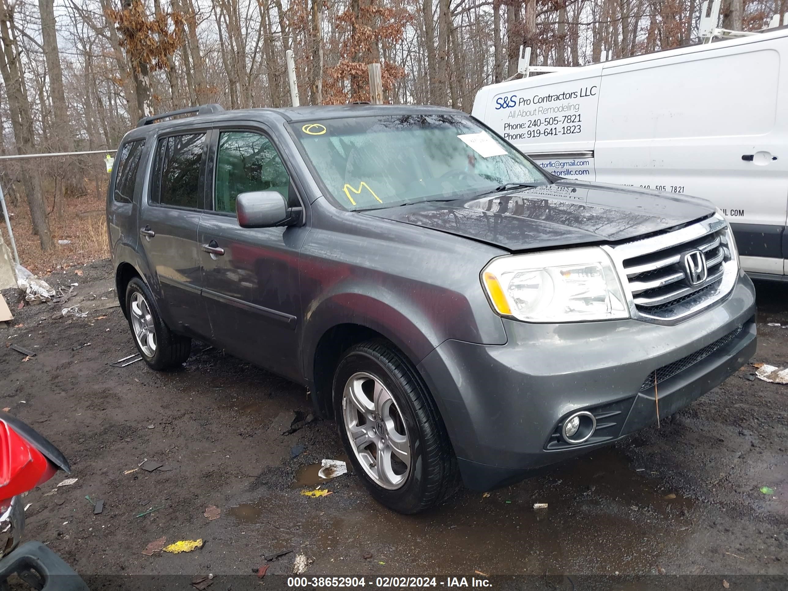 HONDA PILOT 2013 5fnyf4h46db038548