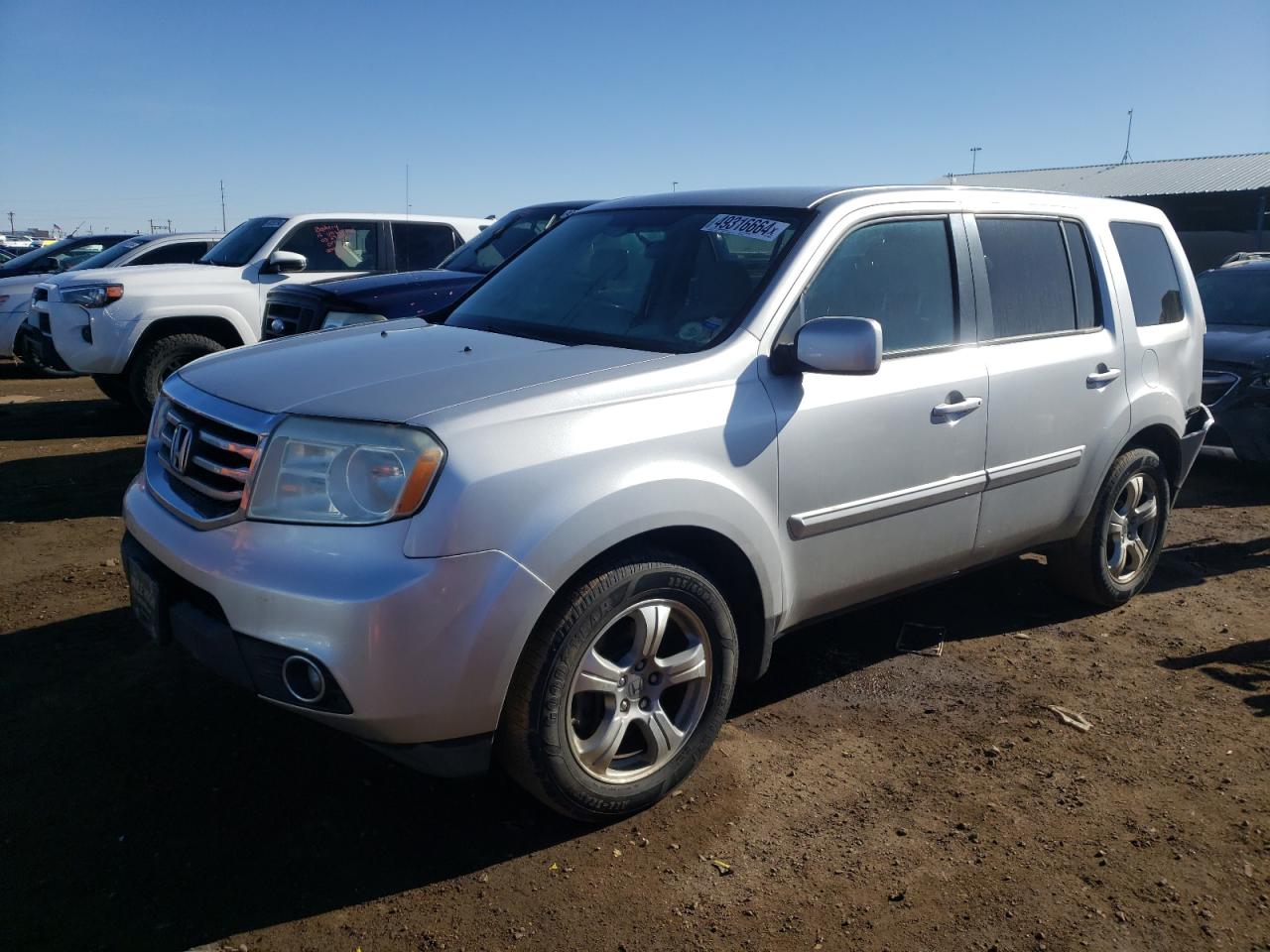 HONDA PILOT 2013 5fnyf4h48db001615