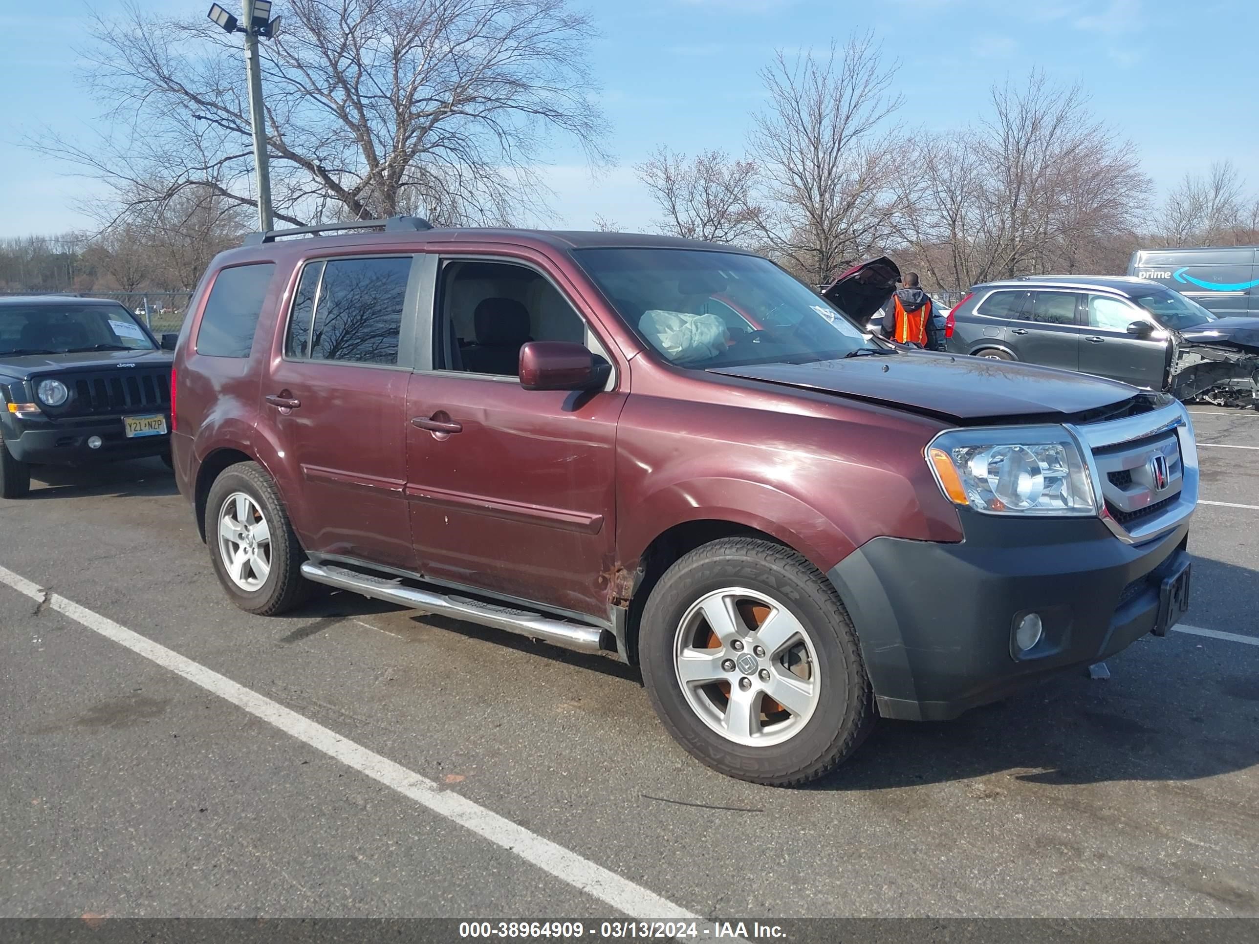 HONDA PILOT 2011 5fnyf4h49bb055289