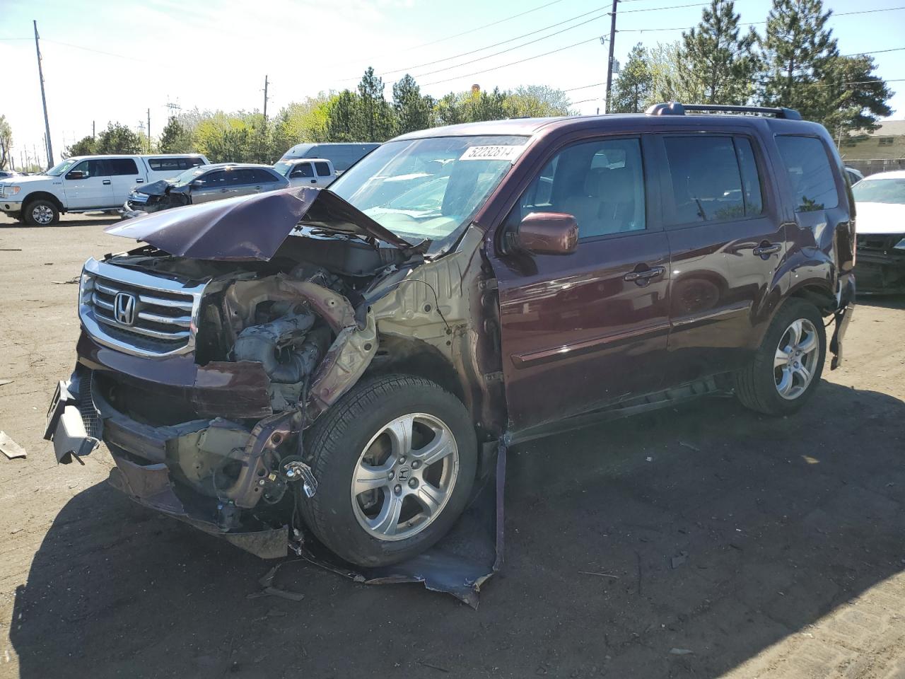 HONDA PILOT 2012 5fnyf4h49cb074944