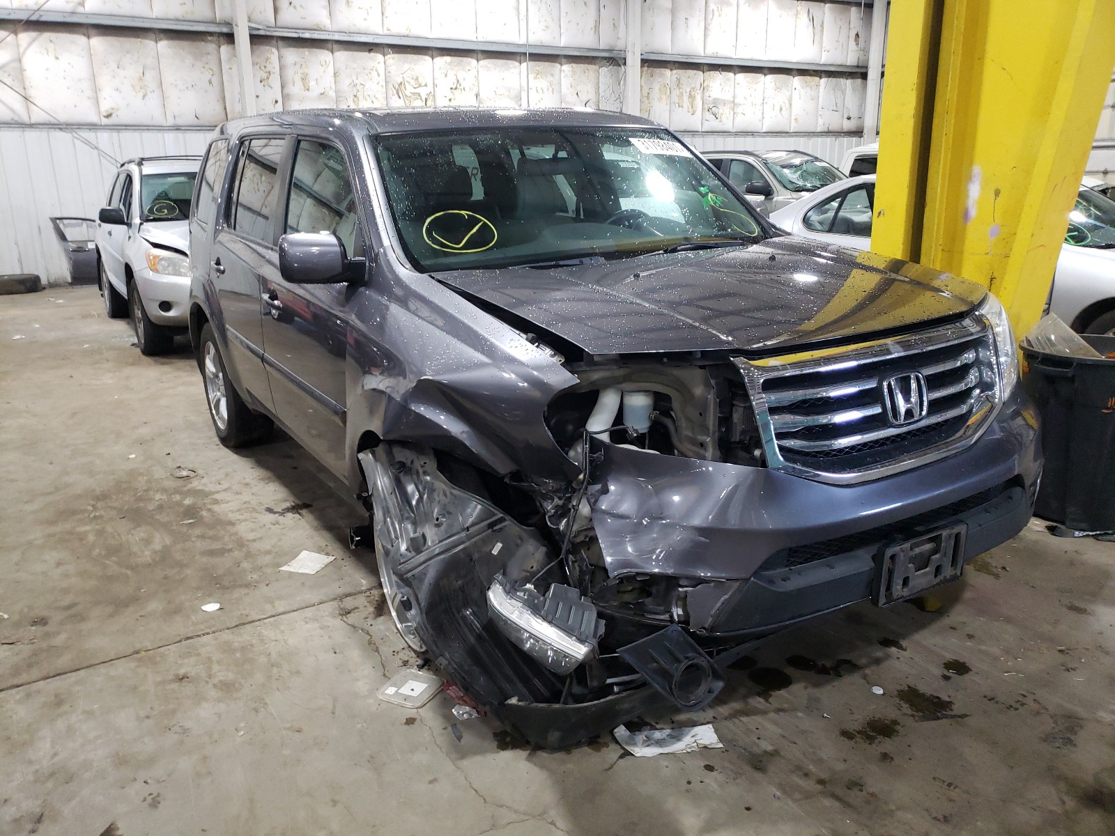 HONDA PILOT EX 2015 5fnyf4h49fb009807