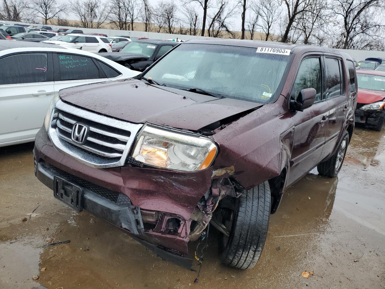 HONDA PILOT 2012 5fnyf4h50cb031229