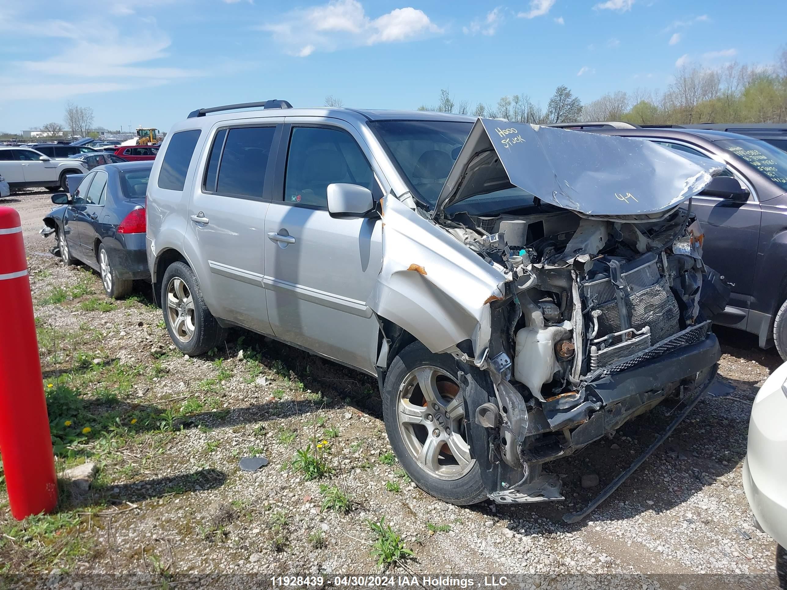 HONDA PILOT 2012 5fnyf4h51cb502062