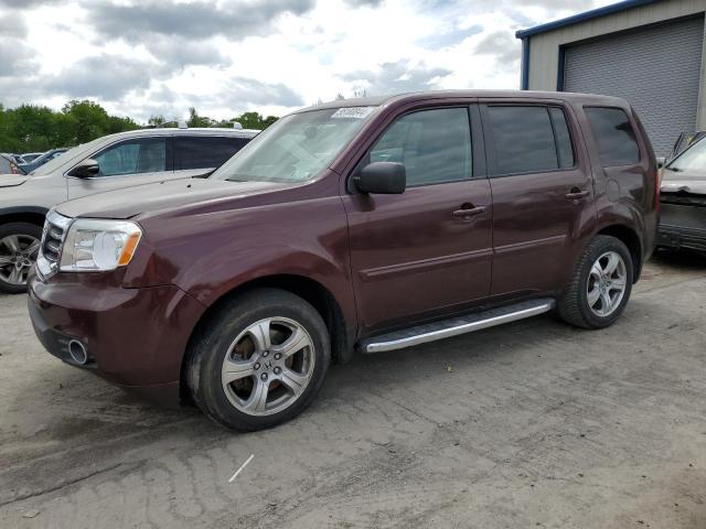 HONDA PILOT EXL 2013 5fnyf4h51db034996