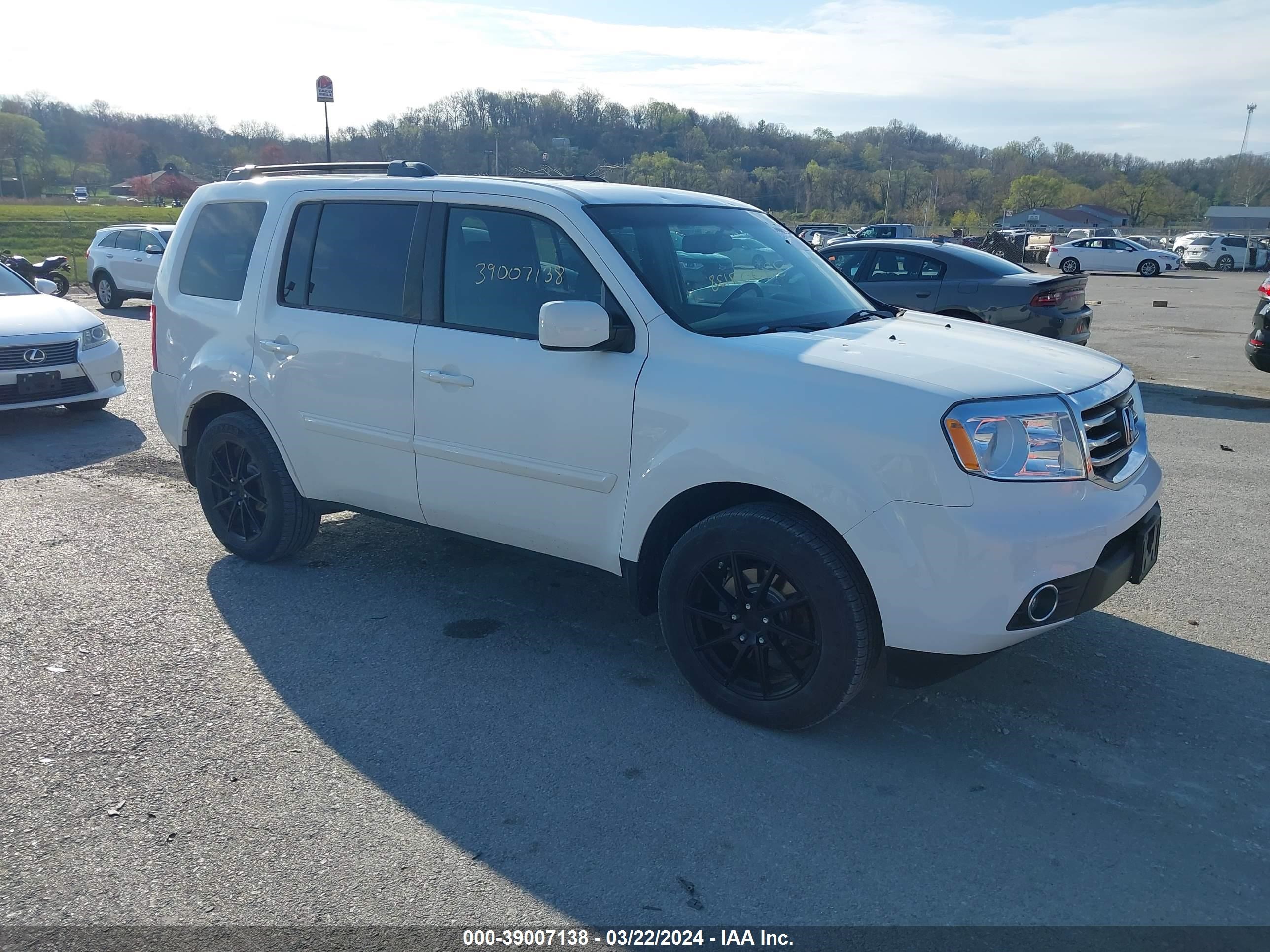 HONDA PILOT 2013 5fnyf4h51db039129