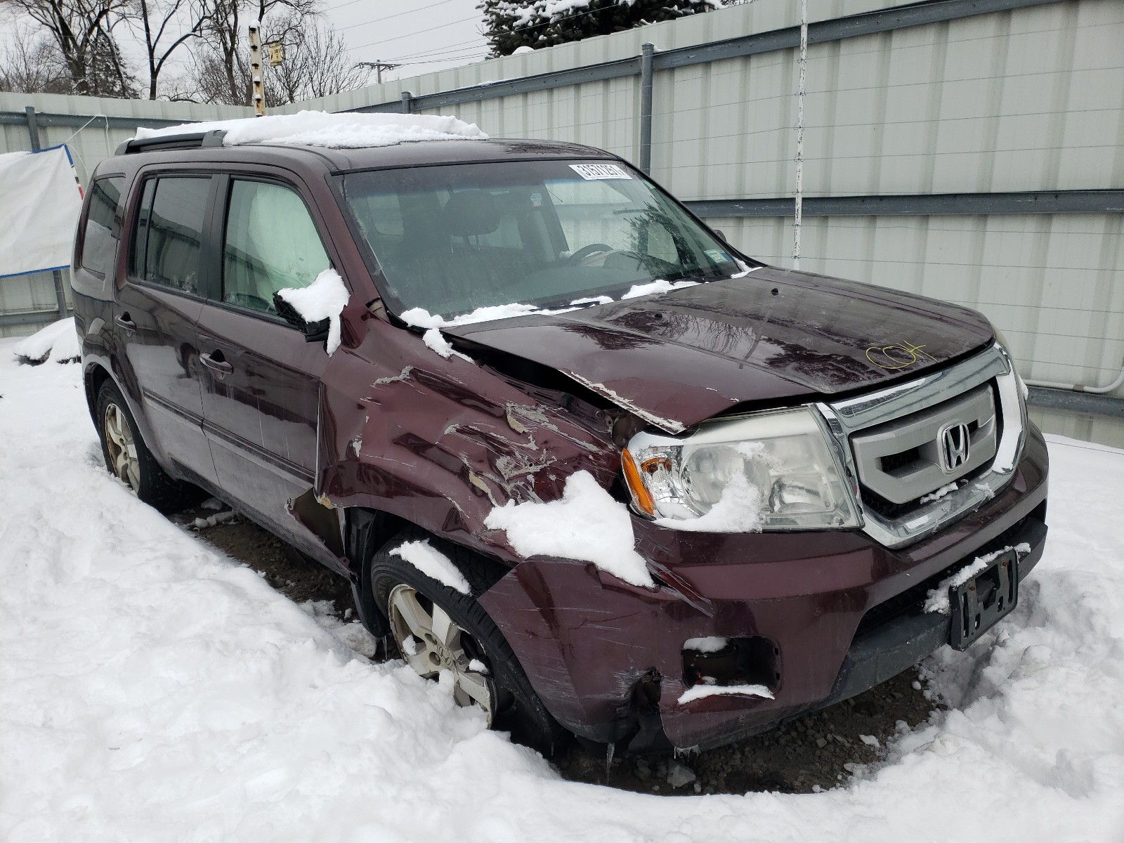 HONDA PILOT EXL 2010 5fnyf4h52ab030967