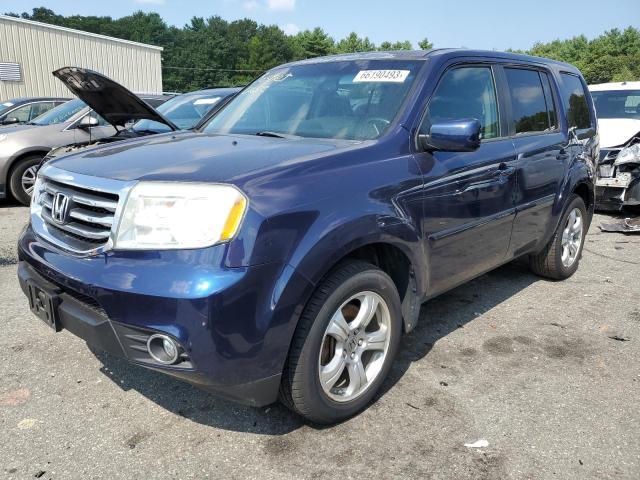 HONDA PILOT EXL 2013 5fnyf4h52db037177