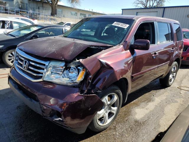 HONDA PILOT EXL 2013 5fnyf4h52db061933