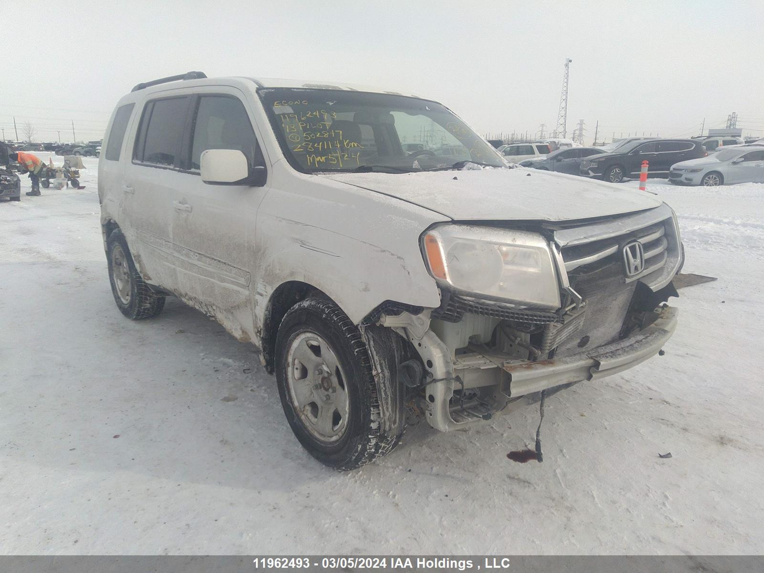 HONDA PILOT 2013 5fnyf4h52db502847