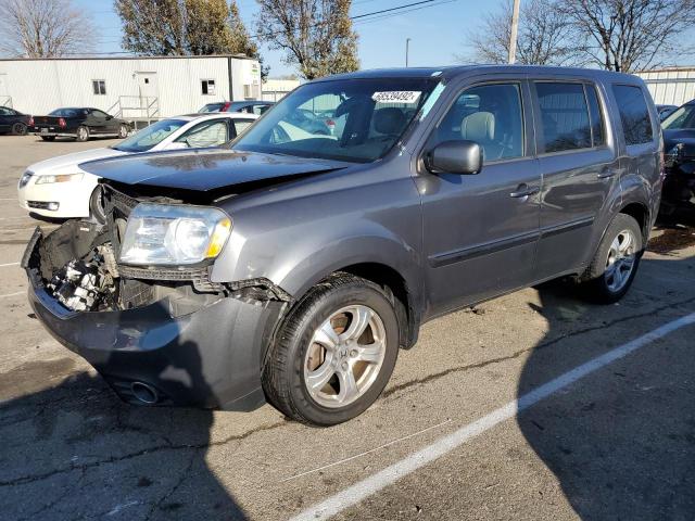 HONDA PILOT EXL 2013 5fnyf4h53db001322