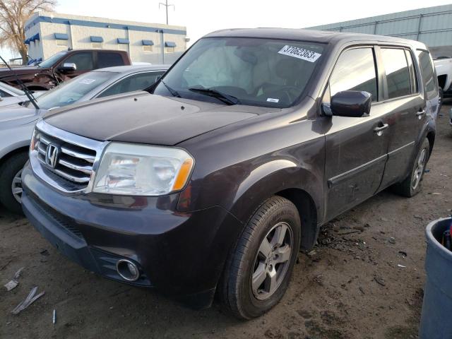 HONDA PILOT EXL 2013 5fnyf4h53db013650