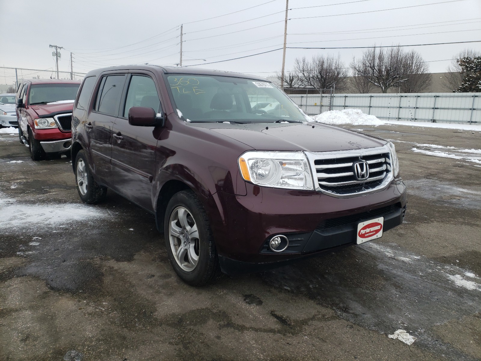 HONDA PILOT EXL 2013 5fnyf4h53db037852